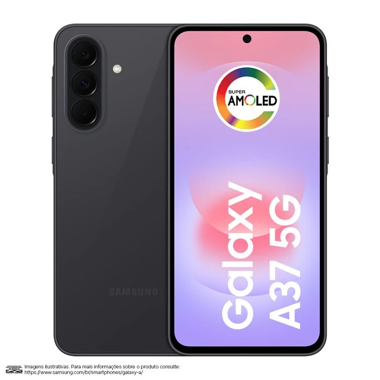 Samsung Galaxy A36 5G 256GB 6GB RAM Câmera 50MP Tela 6.7" Super AMOLED IP67 Snapdragon 6 Gen 3 — Samsung